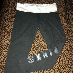 Victoria Secret Pink bling yoga leggings large